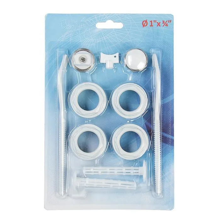 Комплект для монтажа радиатора 1x3/4 (с 2 кронштейнами)